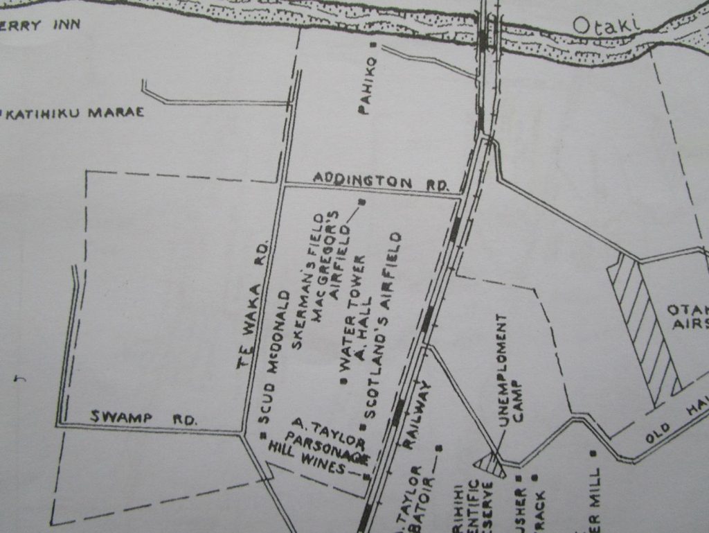 Otaki airfield map