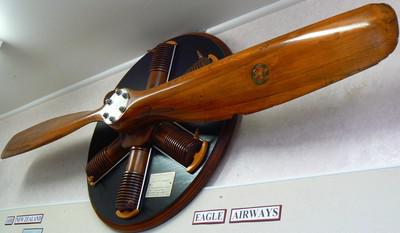 The propeller from Scotland’s Caudron